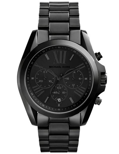 reloj michael kors hombre negro|michael kors watch model nadja.